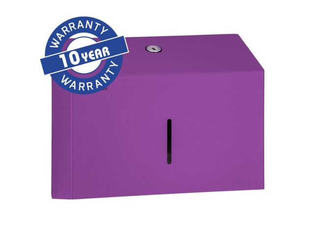 MERIDA STELLA VIOLET LINE SLIM MINI folded paper towel dispenser, violet